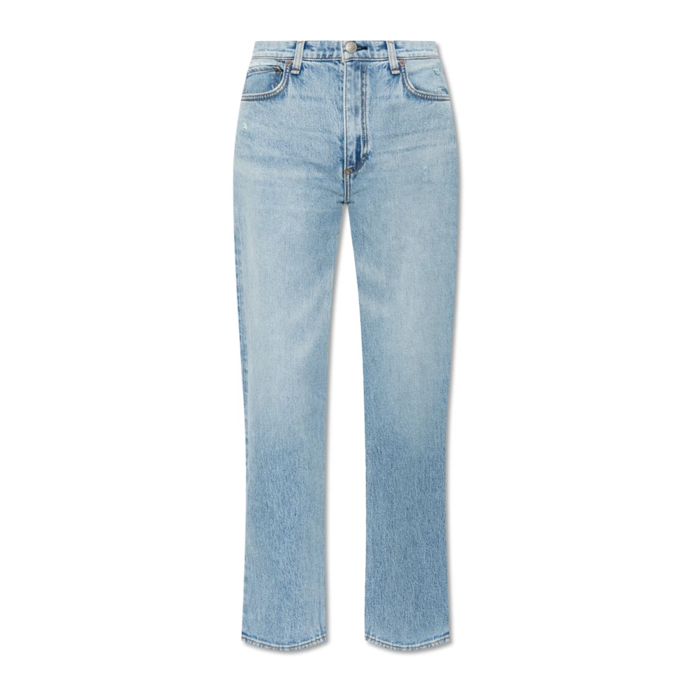 Rag & Bone ‘Harlow’ jeans med raka ben Blue, Dam