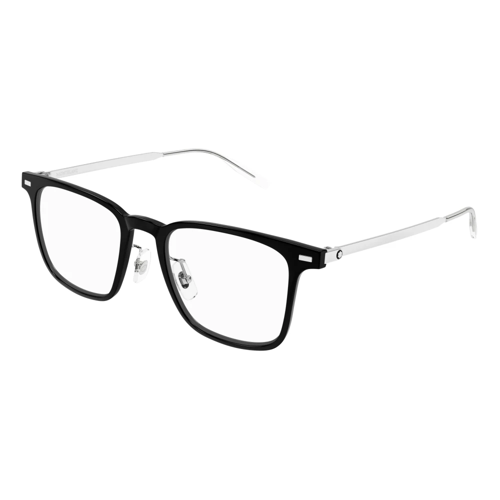 Montblanc Men's Black Glasses, 51 Mm, Stylish Eyeglasses In Color
