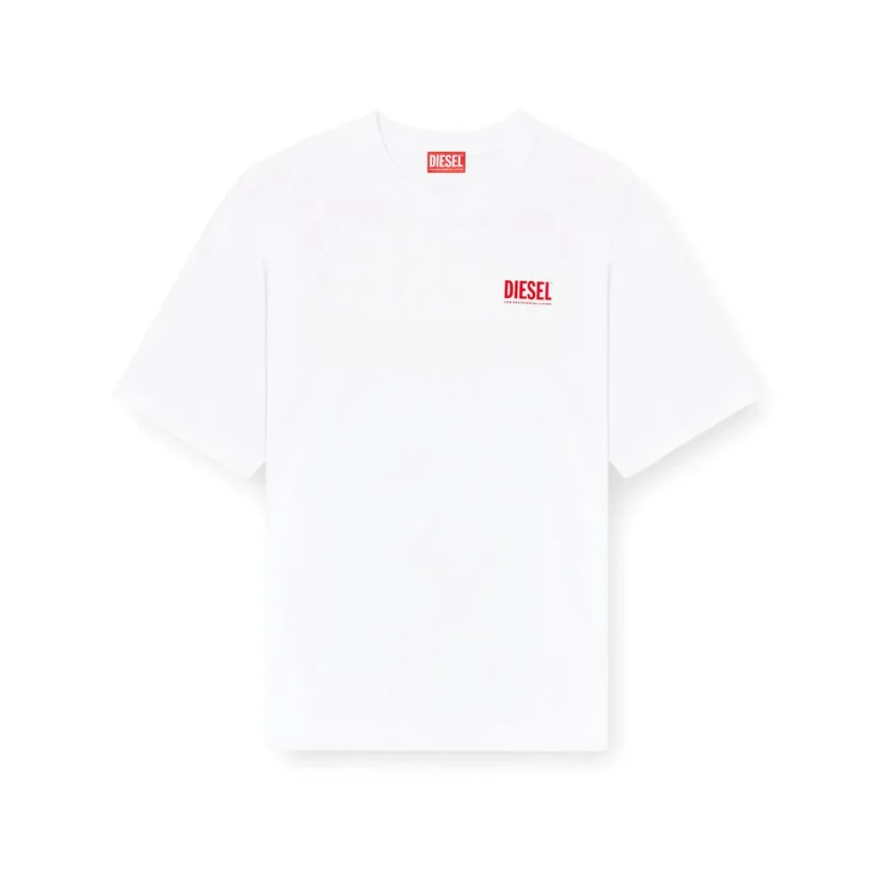 Diesel Hombre Blanco Camisetas, Talla: S