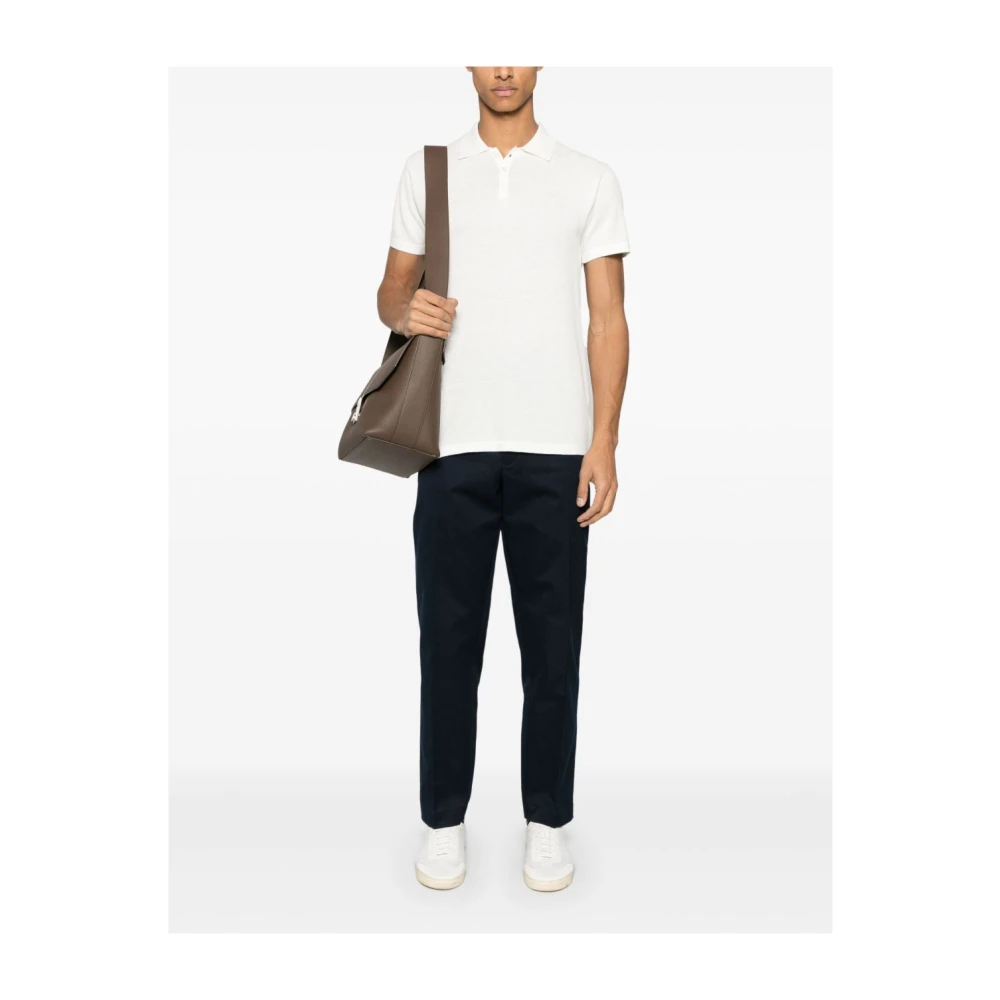 Daniele Fiesoli Witte Button-Up T-shirts en Polos White Heren