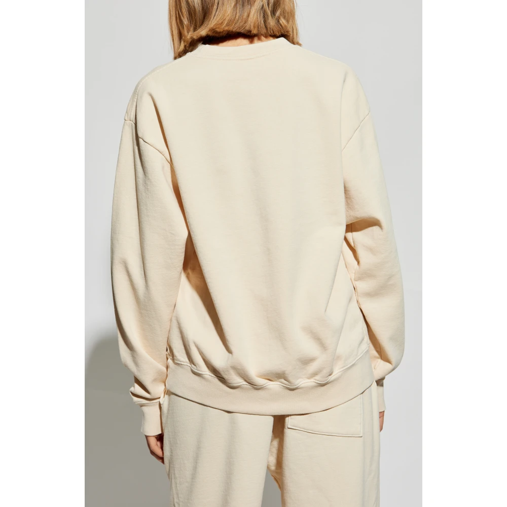 Sporty & Rich Sweatshirt uit de Ivy League-collectie Beige Unisex