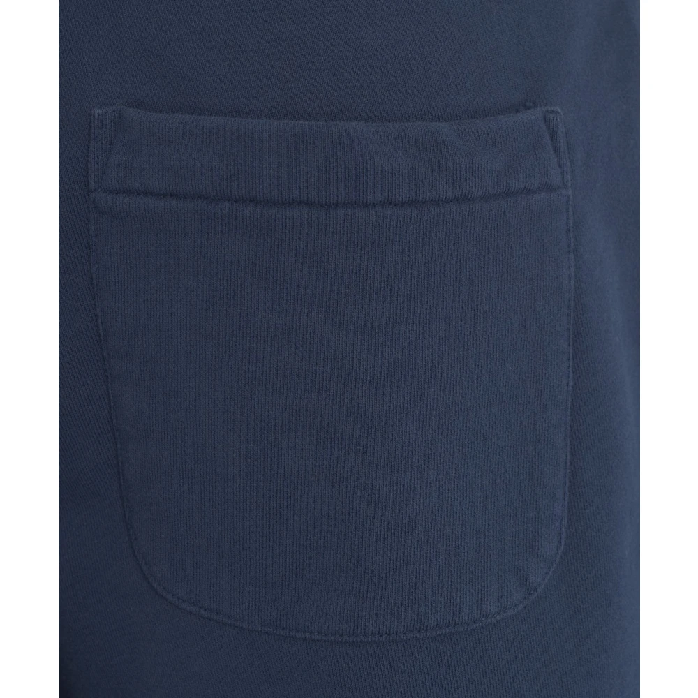 Polo Ralph Lauren Blauwe Joggers Elastische Taille Geborduurd Logo Blue Heren