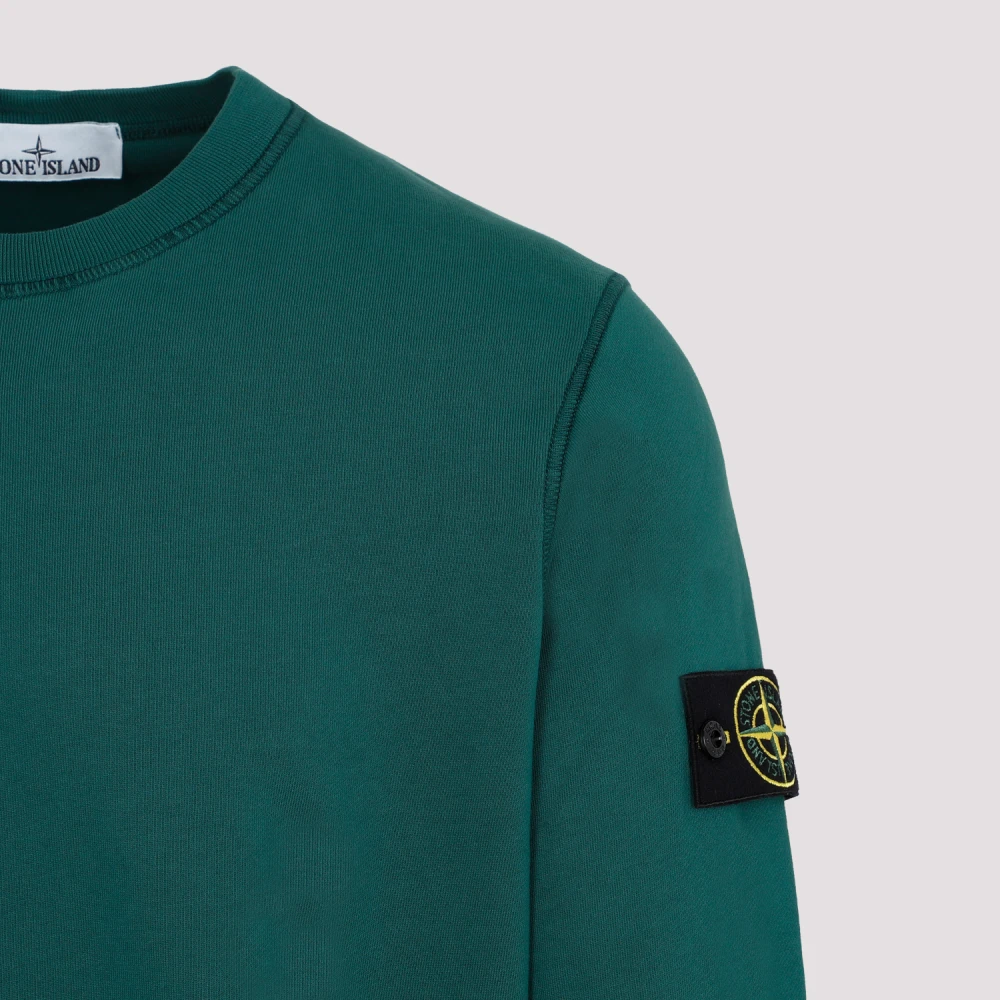 Stone Island Groene Sweatshirt Ss25 Green Heren