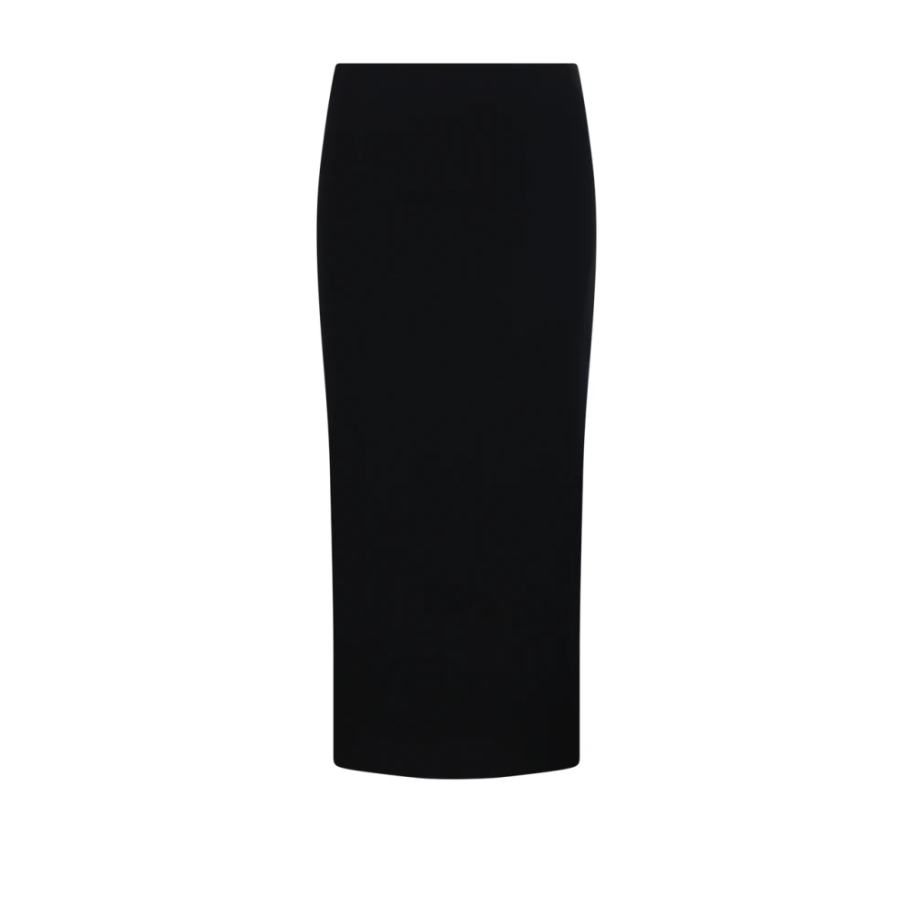 Max Mara Women's Black Compact Crêpe Jersey Midi Skirt - Pencil Skirts - Xs - Skirts