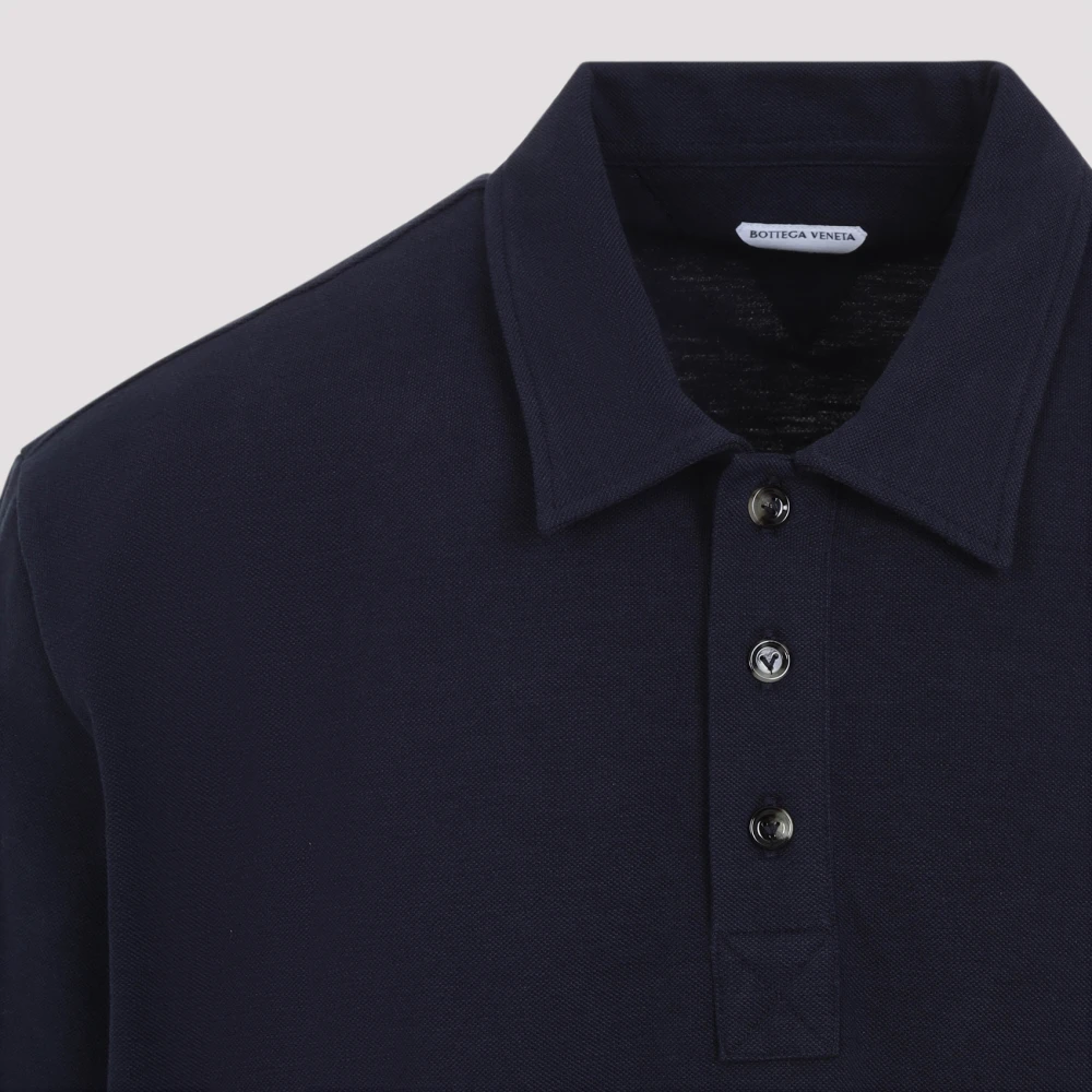 Bottega Veneta Blauw T-shirt Stijlvol Ontwerp Ultiem Comfort Blue Heren