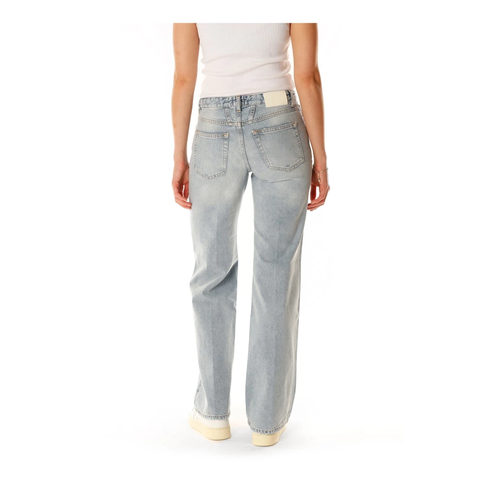 closed Flared Leg Jeans met lage taille Blue Dames
