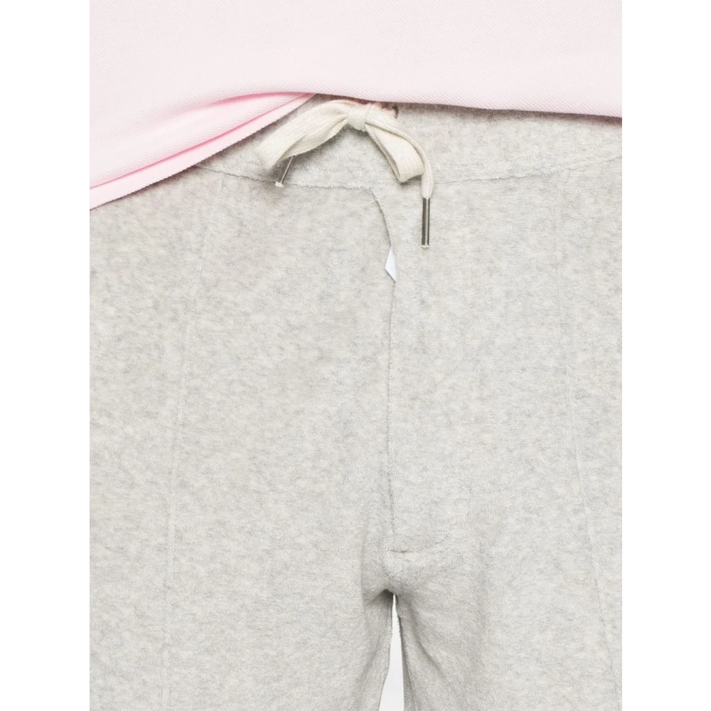Tom Ford Lichtgrijze Elastische Trekkoord Shorts Gray Heren