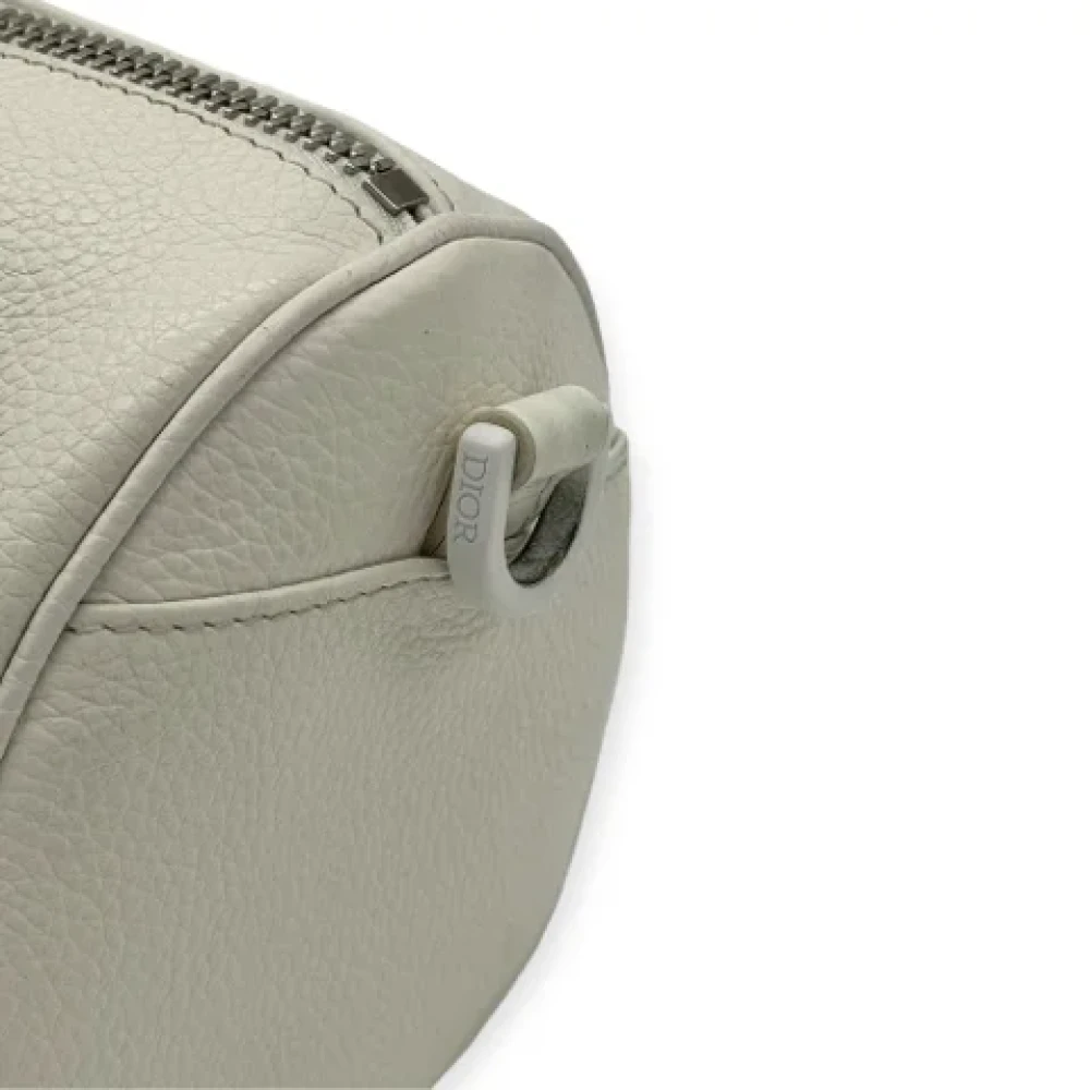 Dior Vintage Pre-owned Leather dior-bags White Dames