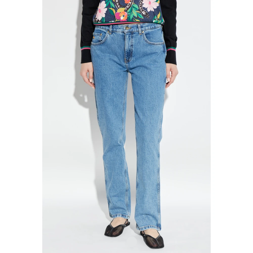Kate Spade Spijkerbroek met borduursel Blue Dames
