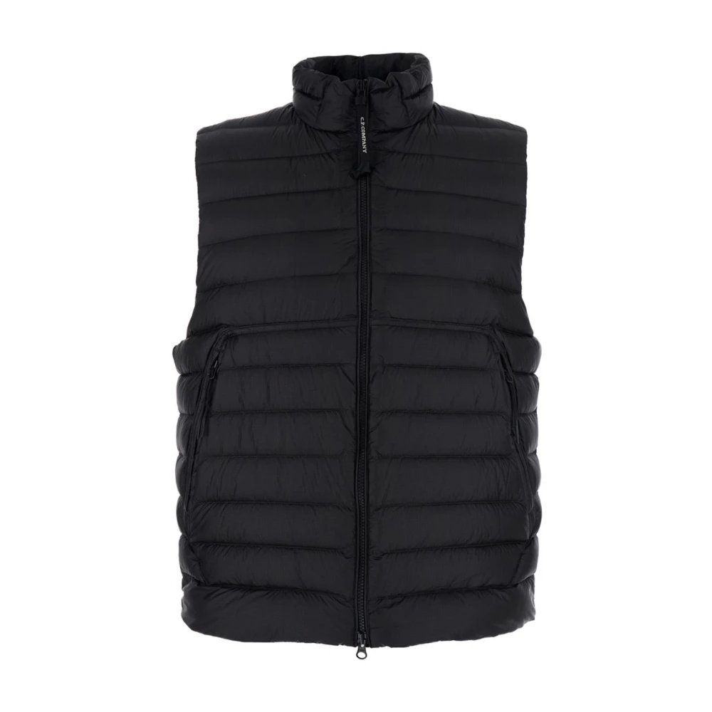 C.p. Company Men's Black Waistcoats, M, Padded Vest