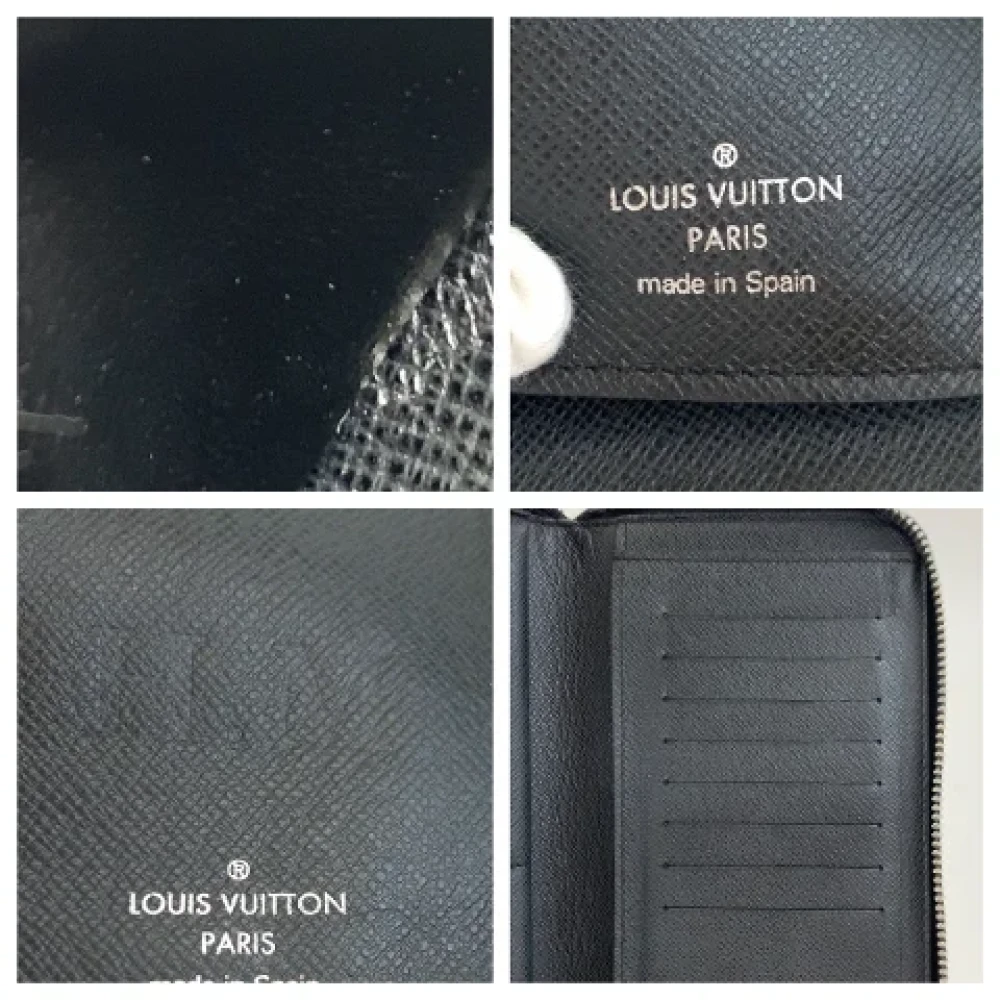 Louis Vuitton Vintage Pre-owned Leather wallets Black Heren