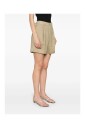 groene-box-pleat-shorts-met-zakken