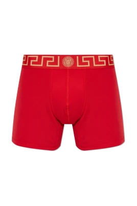 Långa boxershorts i bomullsjersey