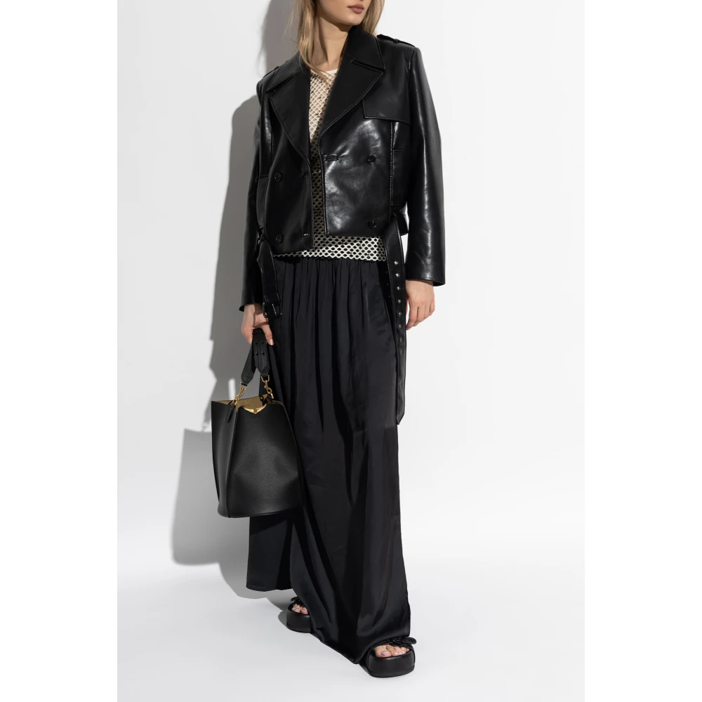 Zadig & Voltaire Satijnen rok 'Jade' Black Dames