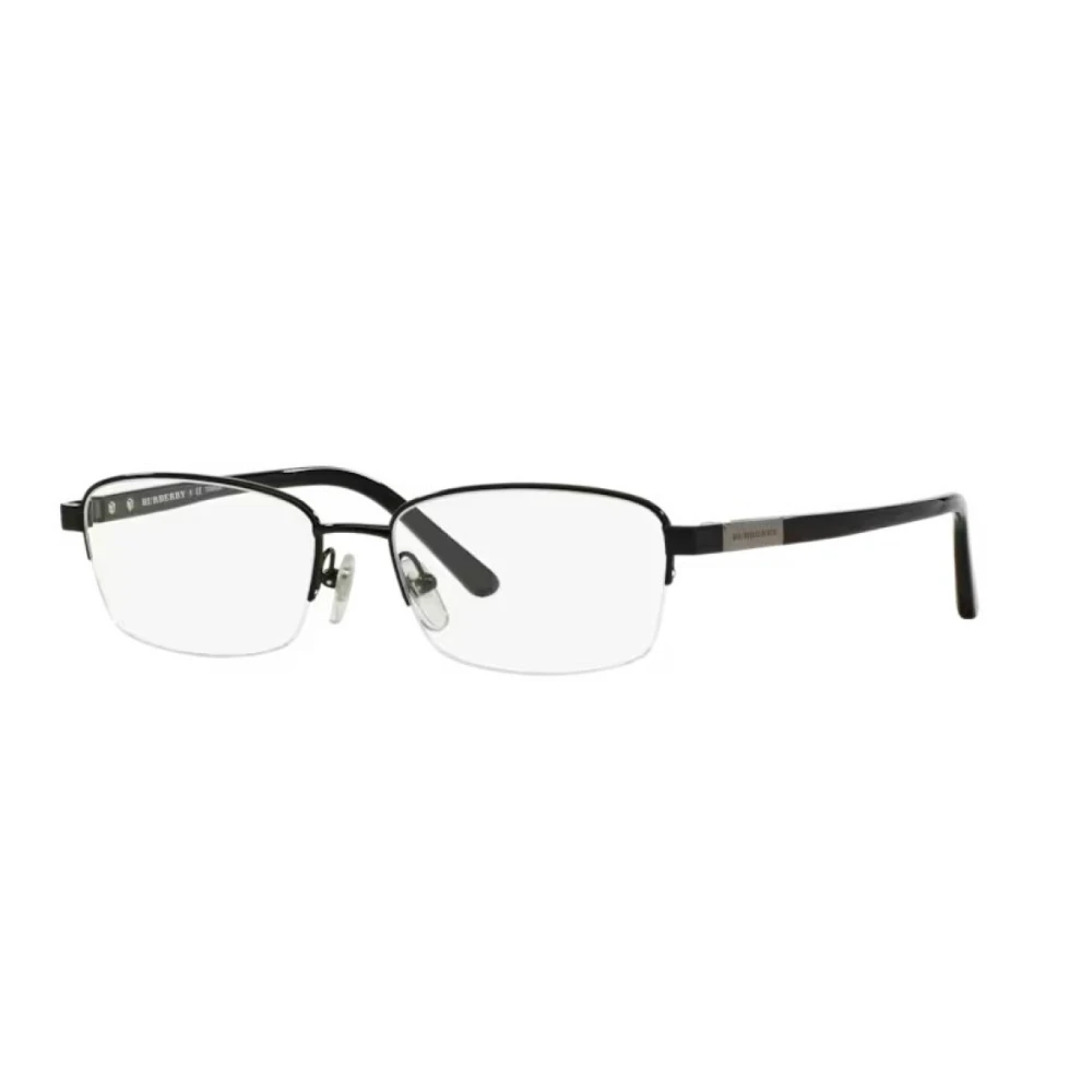 Burberry Men's Black Man Be1288td 1001 Optical Frames Titanium Squared Normal - Image 3
