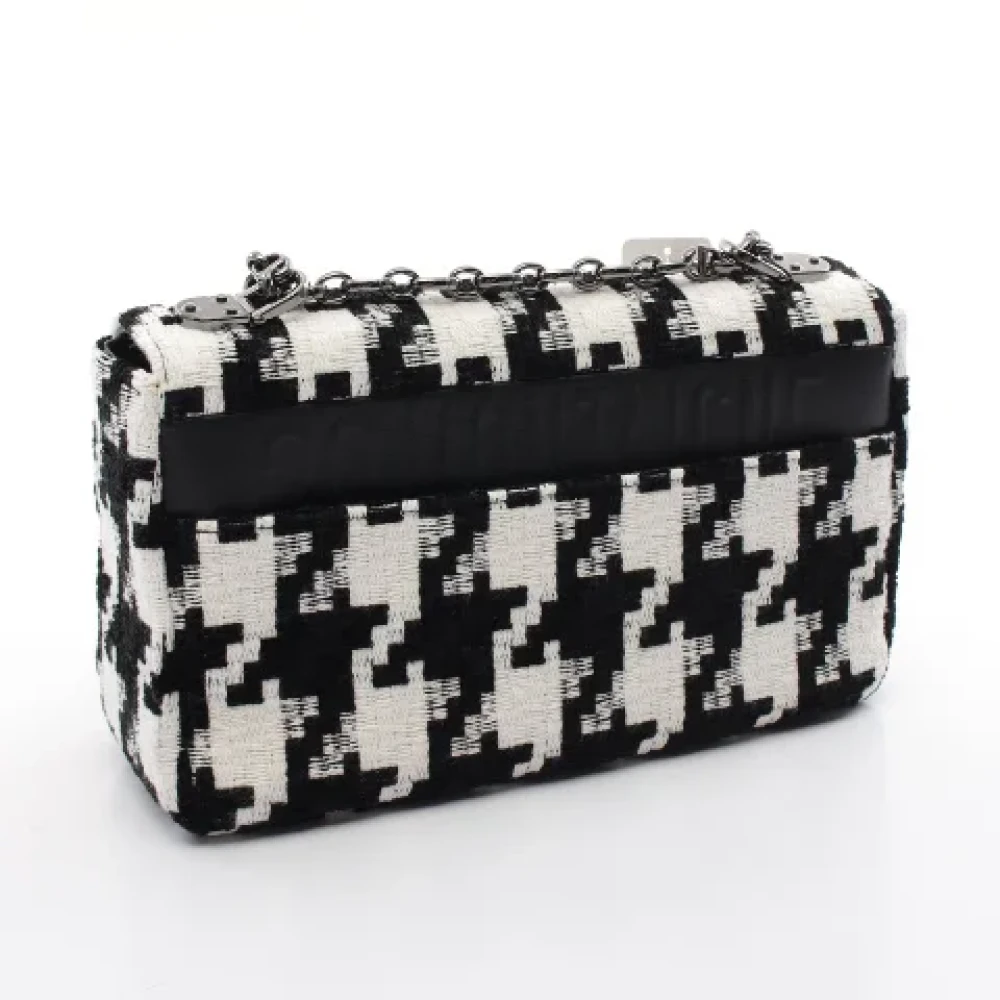 Dior Vintage Pre-owned Canvas shoulder-bags Black Dames