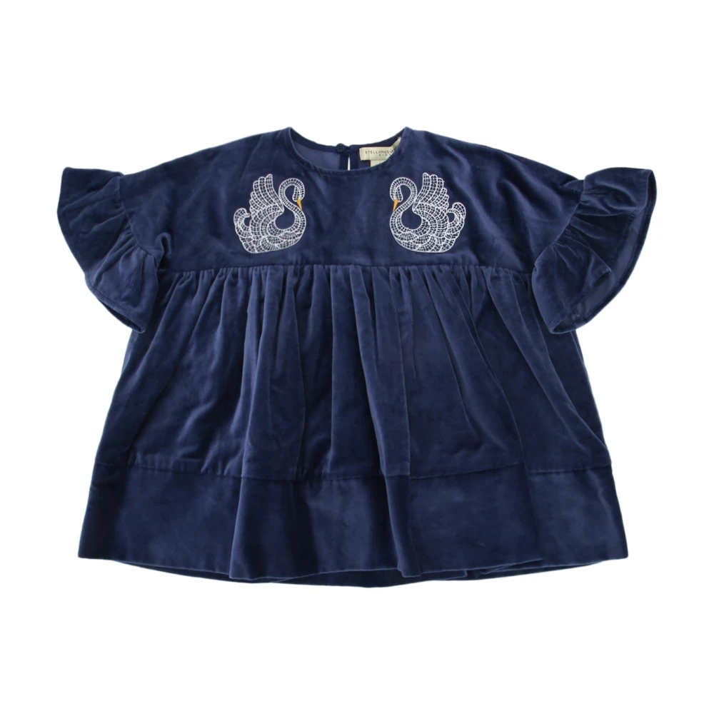 Stella Mccartney Unisex Kids Blue Kids Blouses, 2 Y, Woven Dress
