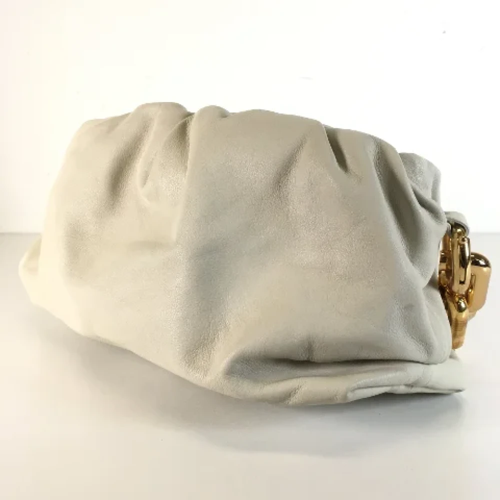 Bottega Veneta Vintage Pre-owned Leather shoulder-bags White Dames