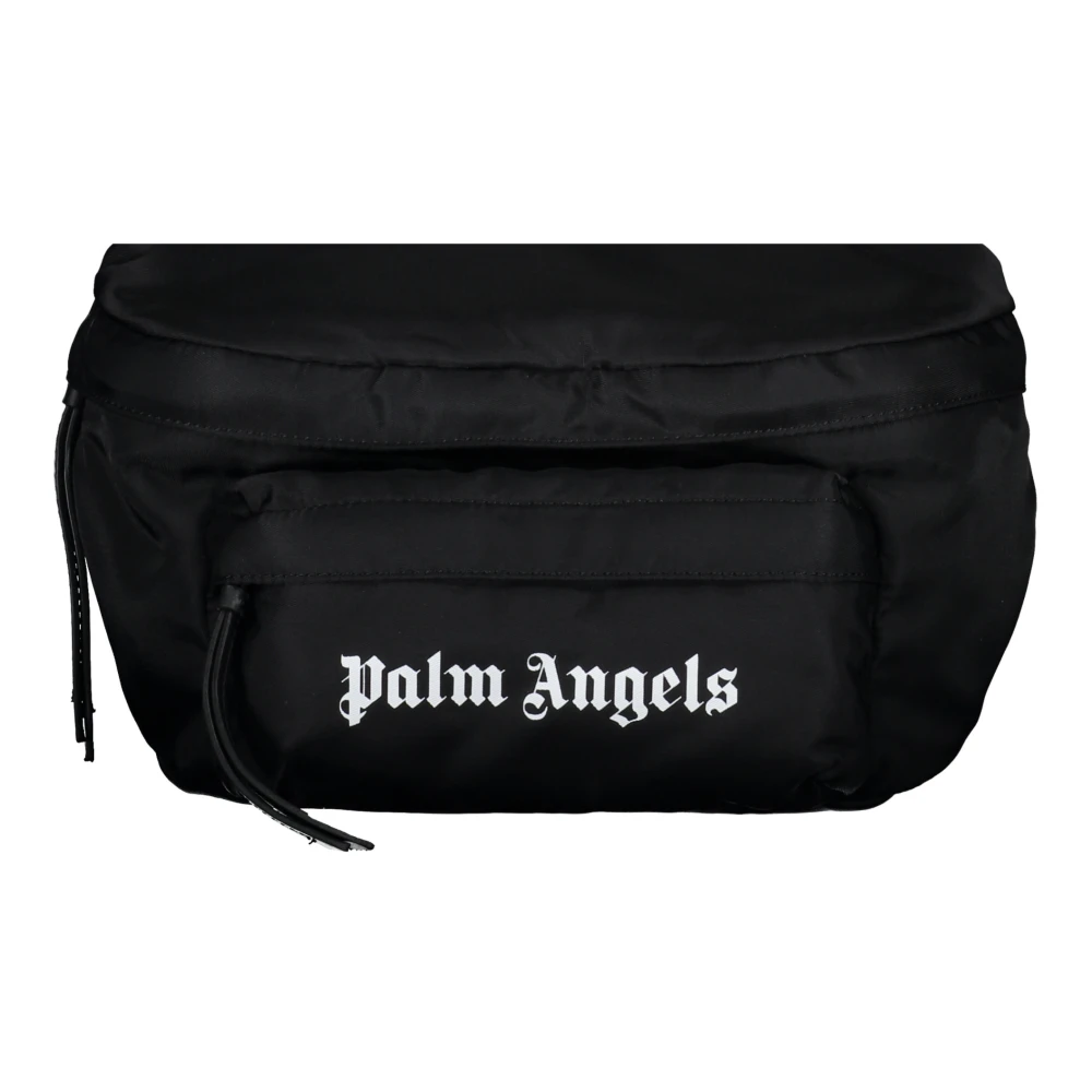 Palm Angels Nylon Heuptas met Ritssluiting Black Heren