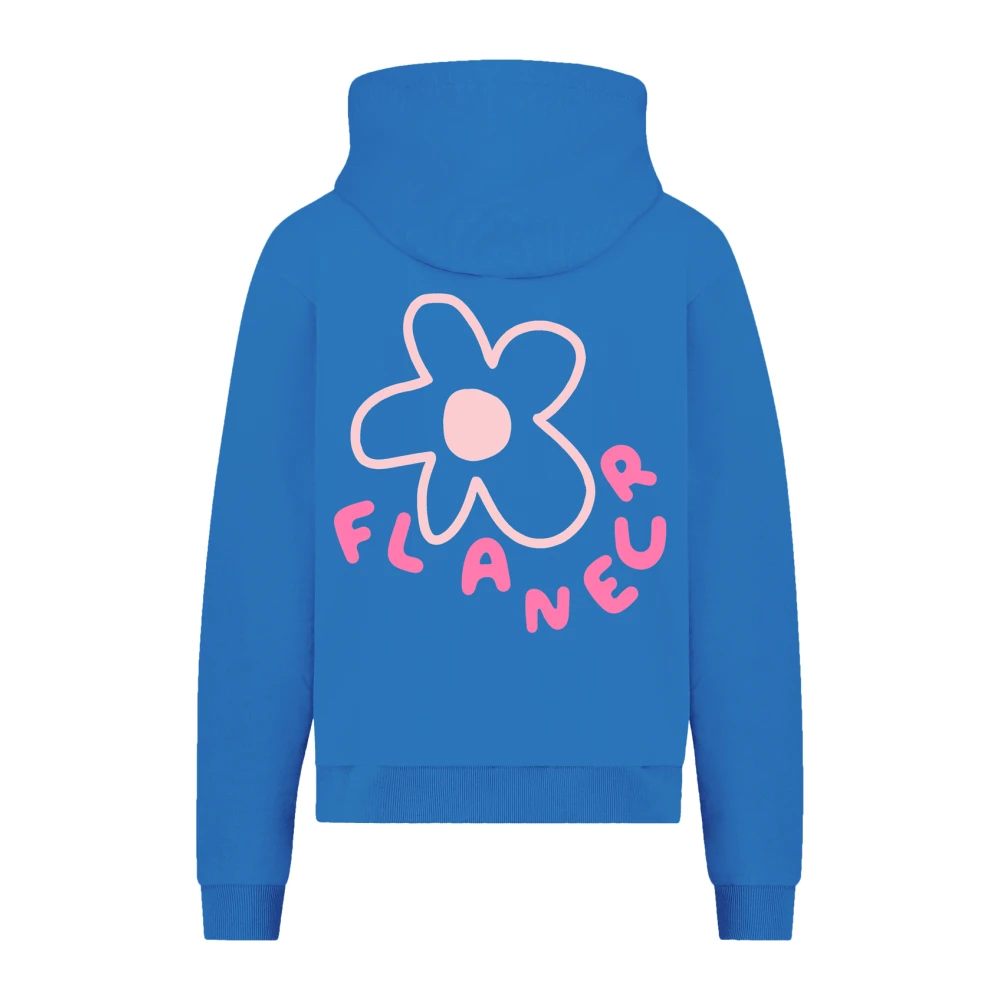 Flâneur Bloesem Hoodie voor Heren Blue Heren