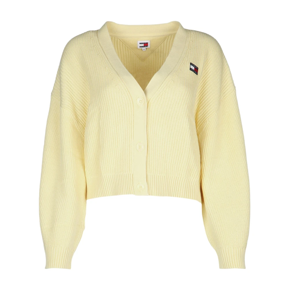 Tommy Jeans Stijlvol Sweatshirt voor een Trendy Look Yellow Dames