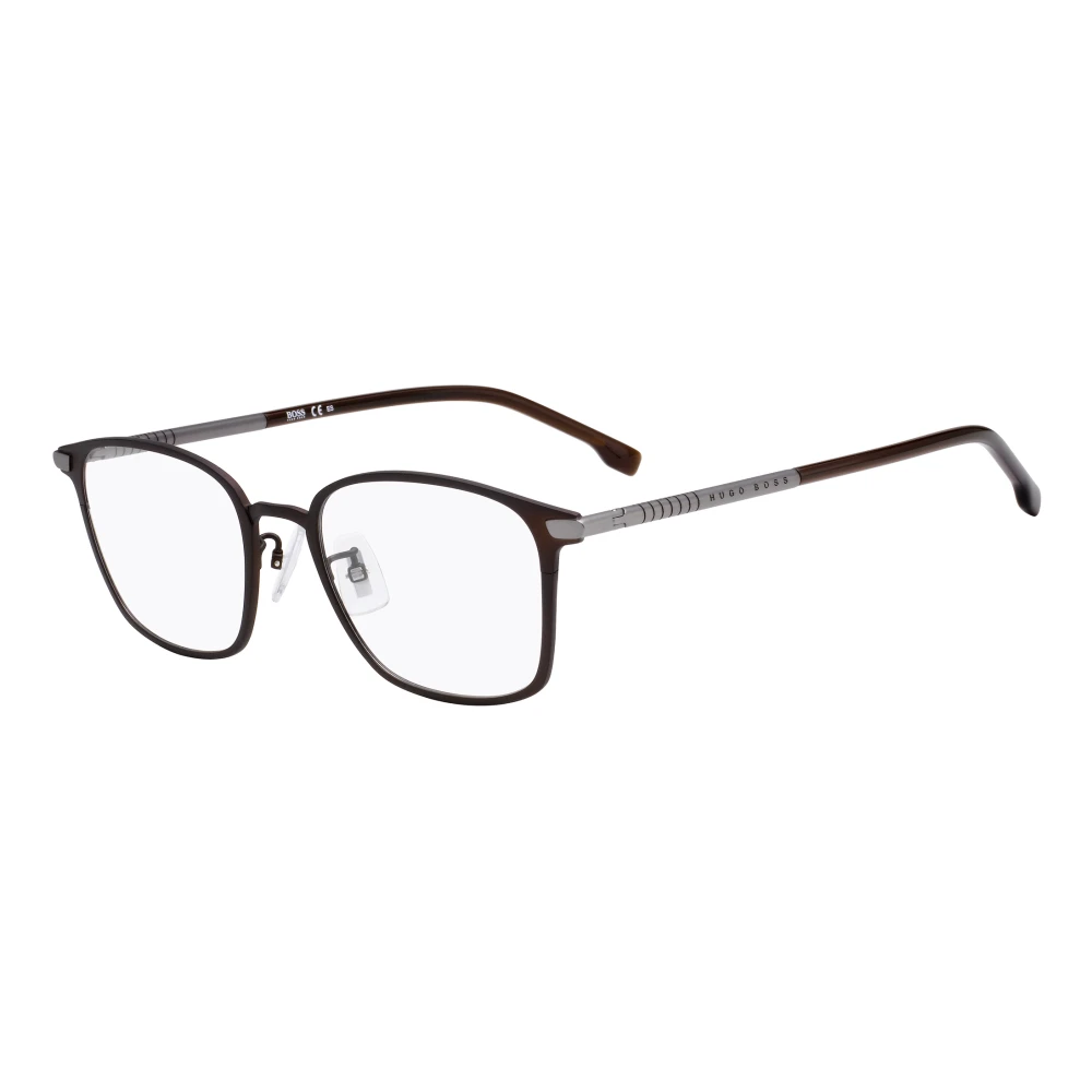 Hugo Unisex Brown Matte Eyewear Frames - Glasses - 53 Mm - Accessories