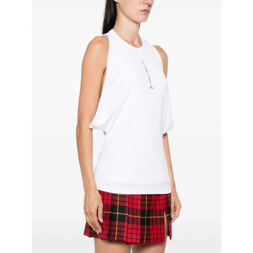 alexander mcqueen Witte Chain-Link Sweater White Dames