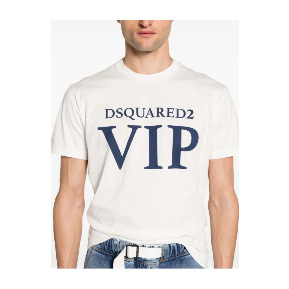 Dsquared2 Klassieke T-shirt 101 voor mannen White Heren