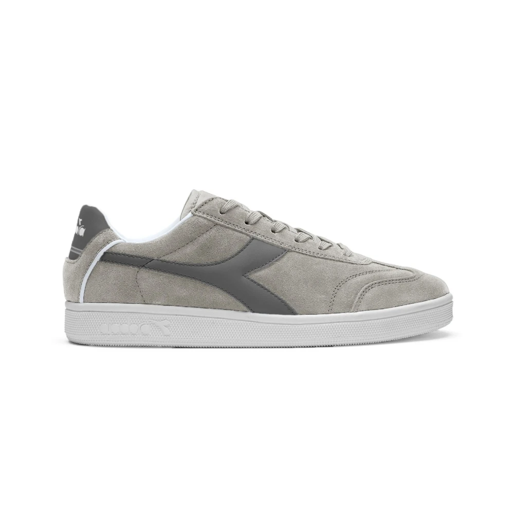 Diadora Men's Gray Low-Cut Casual Sneaker - Sneakers - 11 Uk - Shoes
