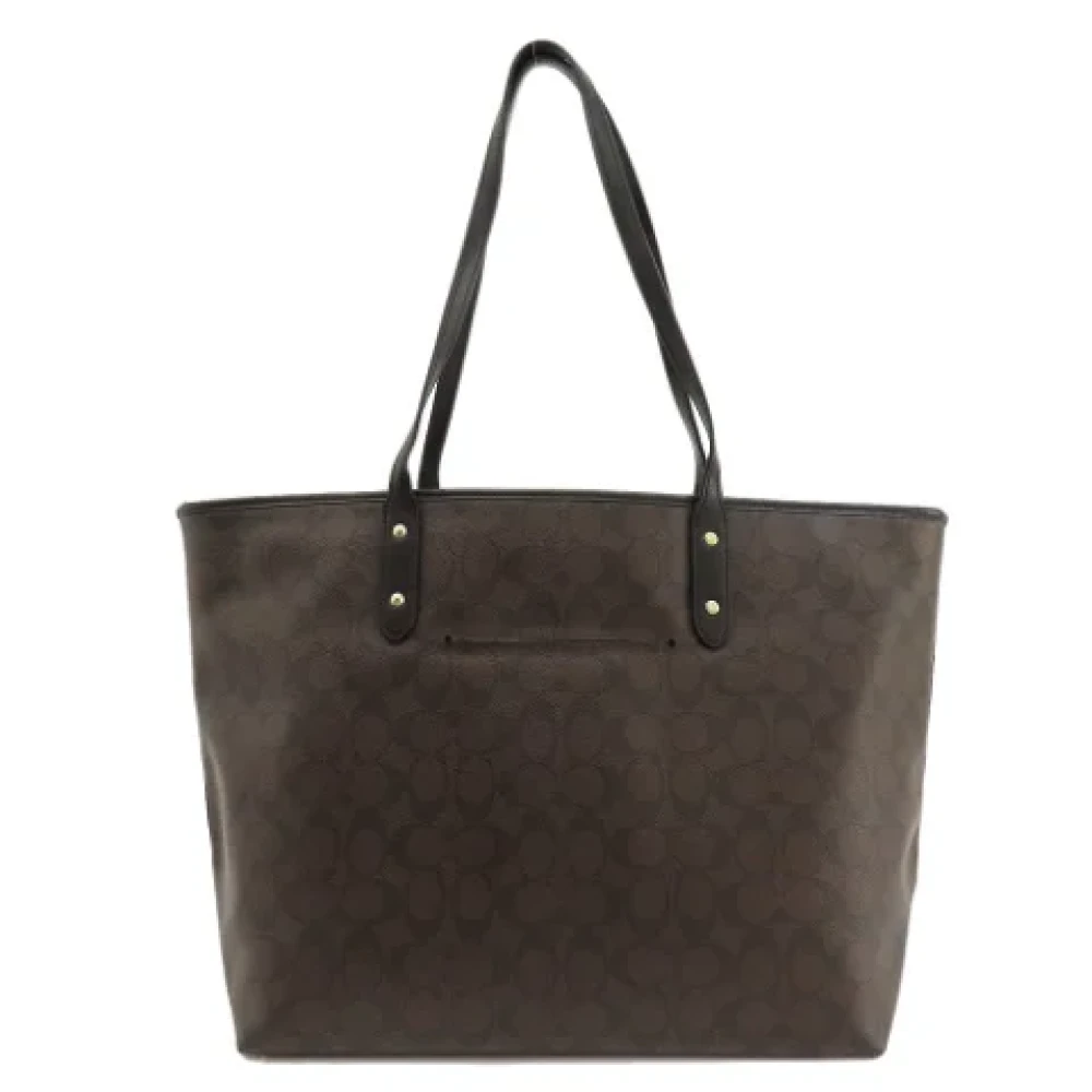 Coach Pre-owned Plastic totes Brown Dames