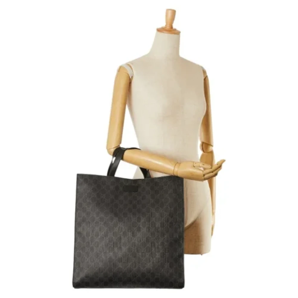 Gucci Vintage Pre-owned Leather totes Black Dames