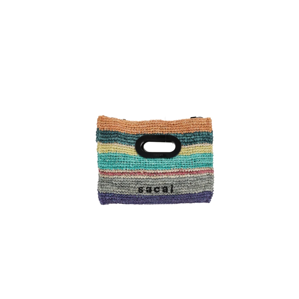 Sacai Gestreepte Multikleur Winkelmand Multicolor Dames