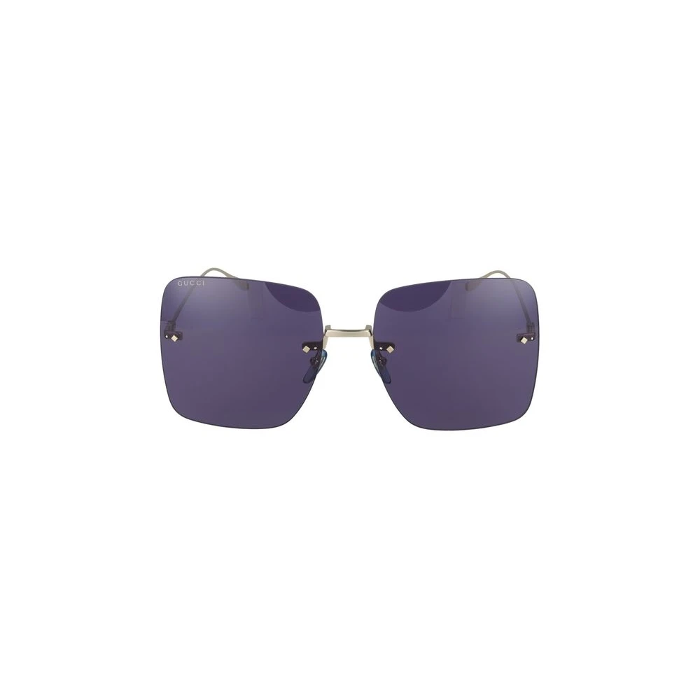 Gucci Women's Yellow Sunglasses, 62 Mm, Gold Blue Sunglasses Gg1147s Style
