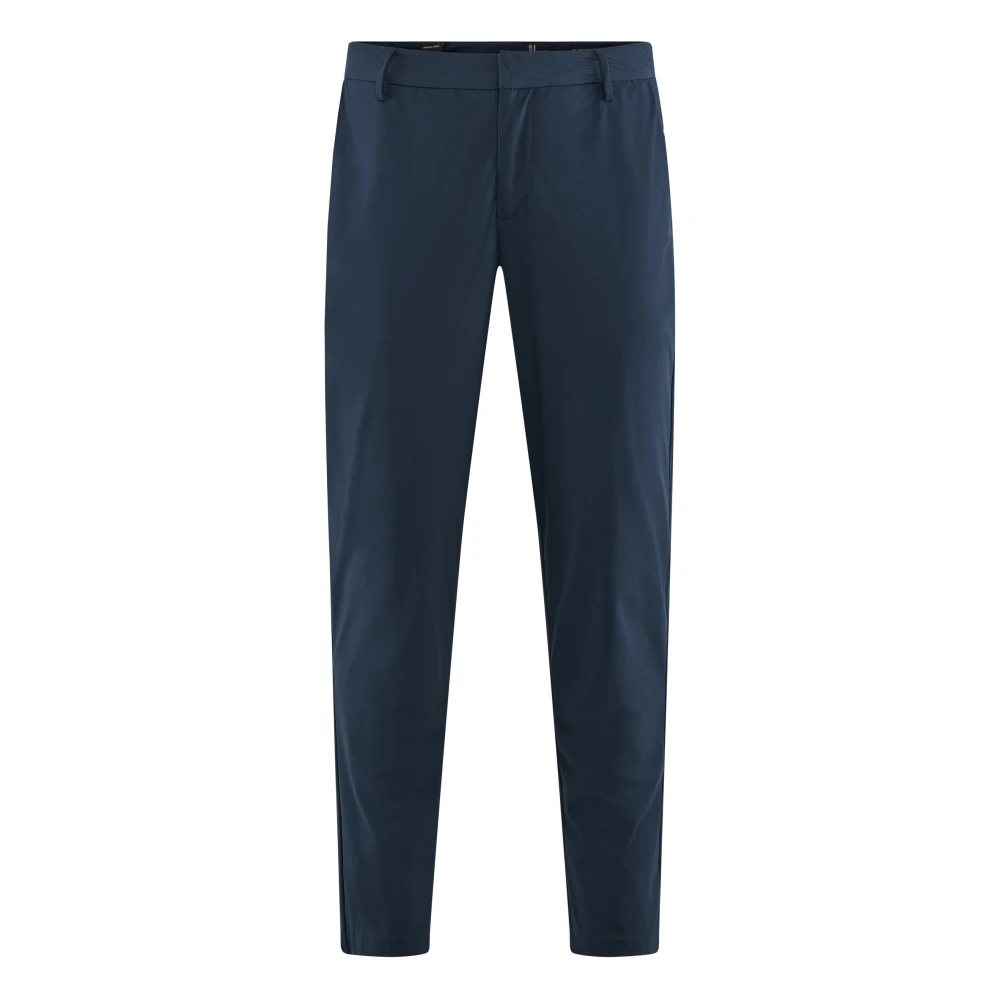 Bomboogie Men's Blue Stretch Technical Jersey Trousers - Chinos - W31 - Trousers