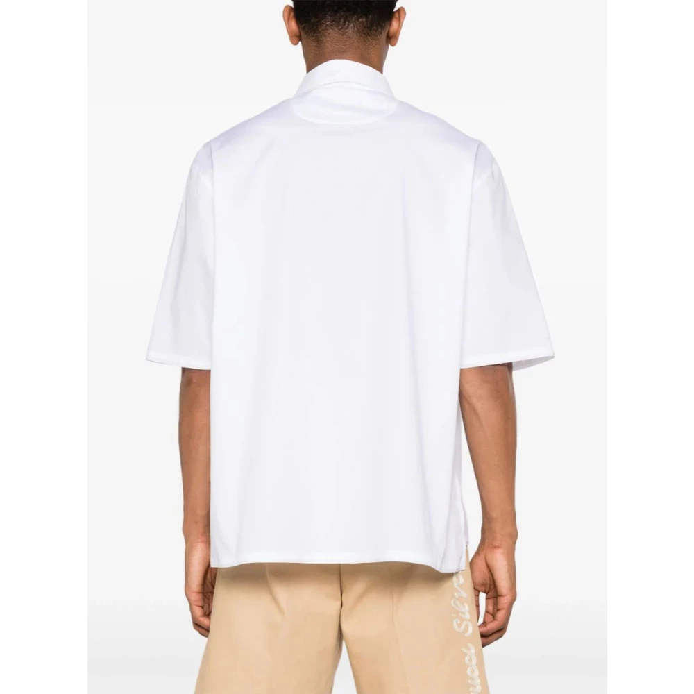 Jacquemus Short Sleeve Shirts White Heren