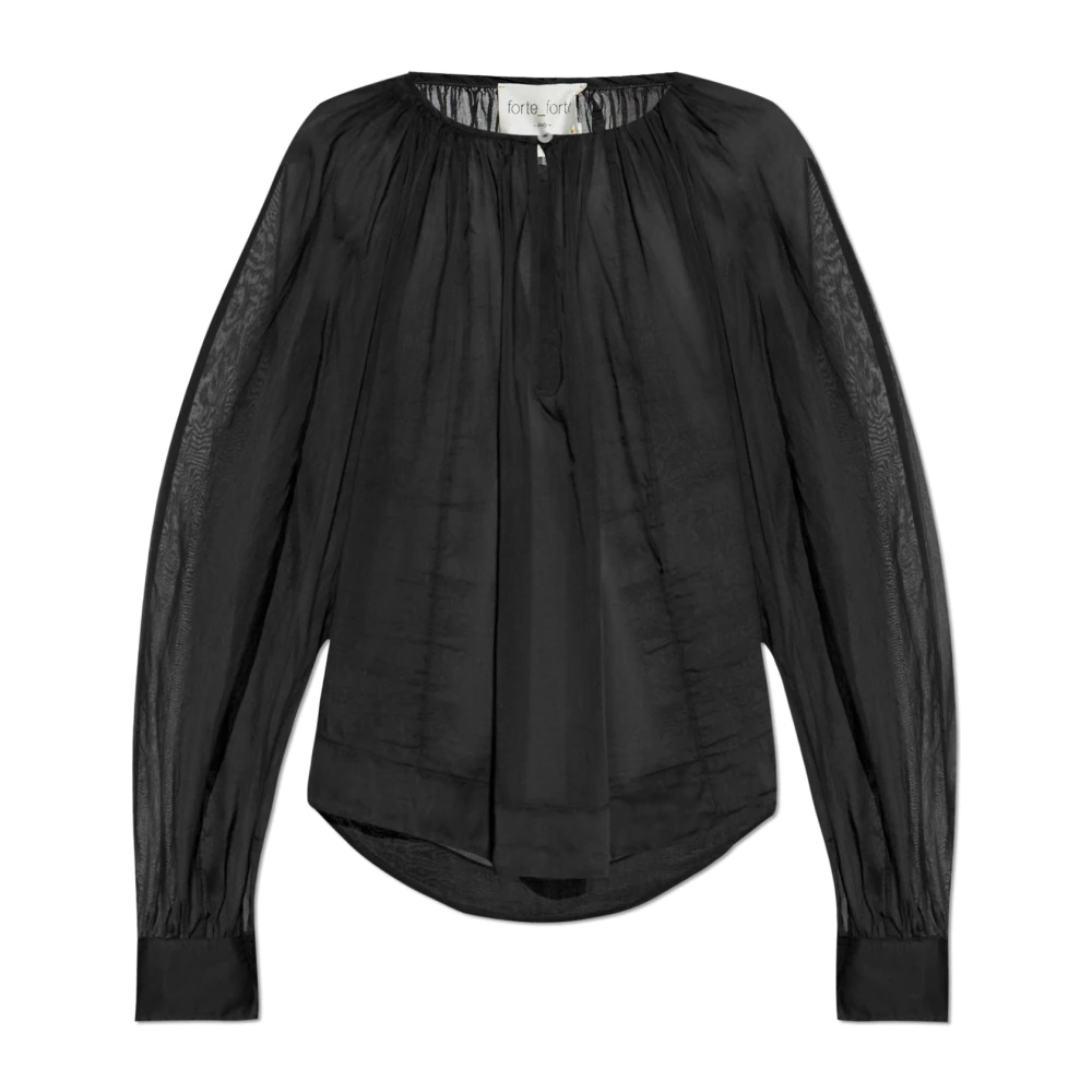 Forte Loszittende top Black Dames