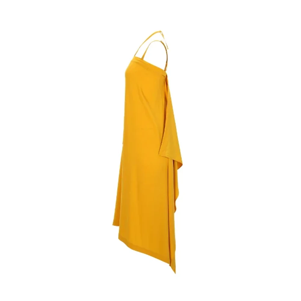 Alexander McQueen Pre-owned Acetate dresses Yellow Dames