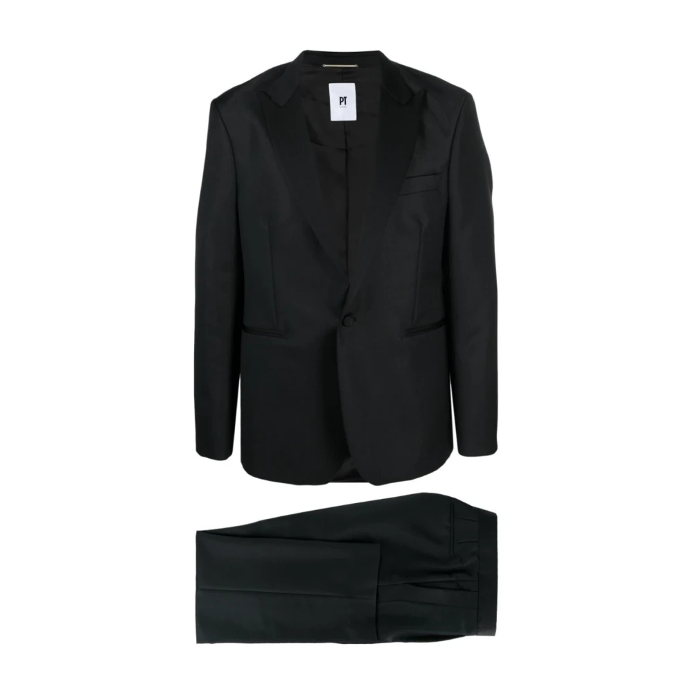 PT Torino Elegant Suit Tl-7Famk50Lacmr74 Black Heren