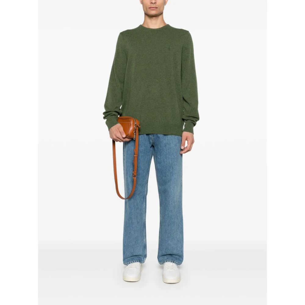 Ralph Lauren Groene Trui Aw24 Green Heren