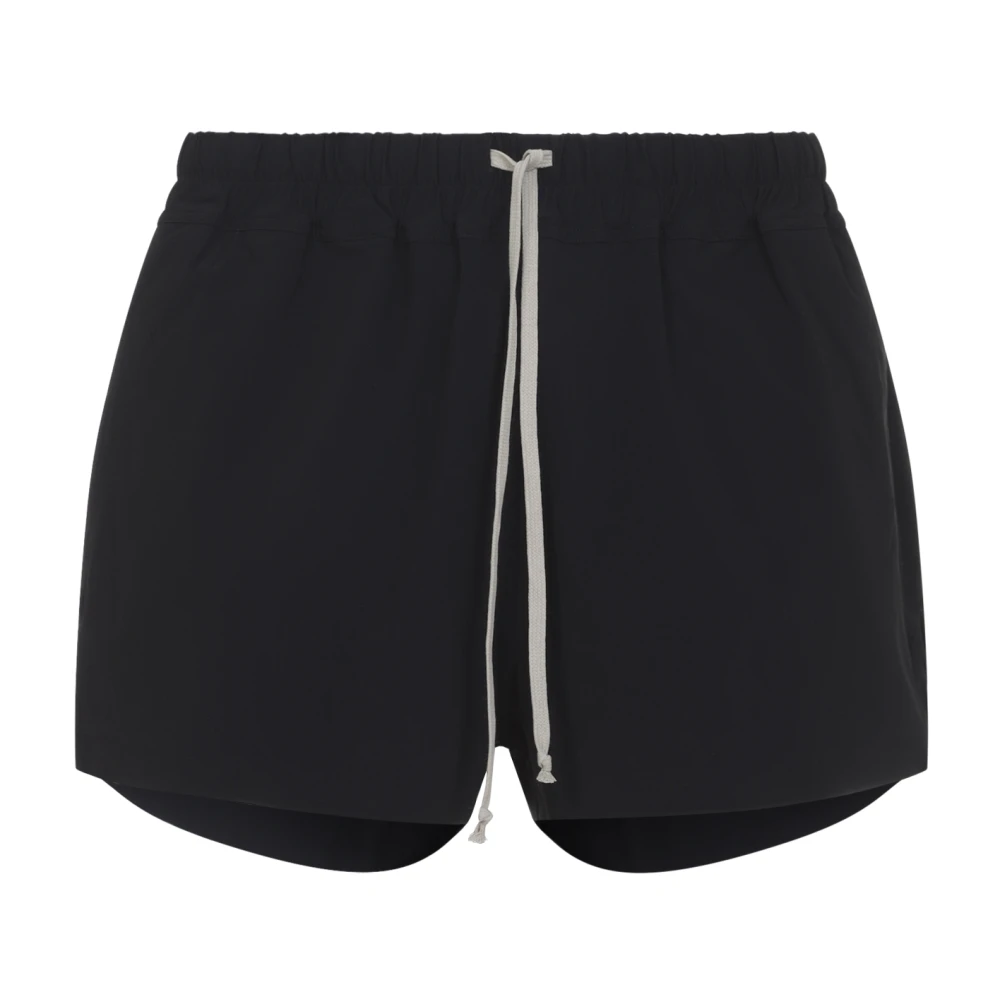 Rick Owens Men's Black Beachwear, S, Polyamide Swim Shorts