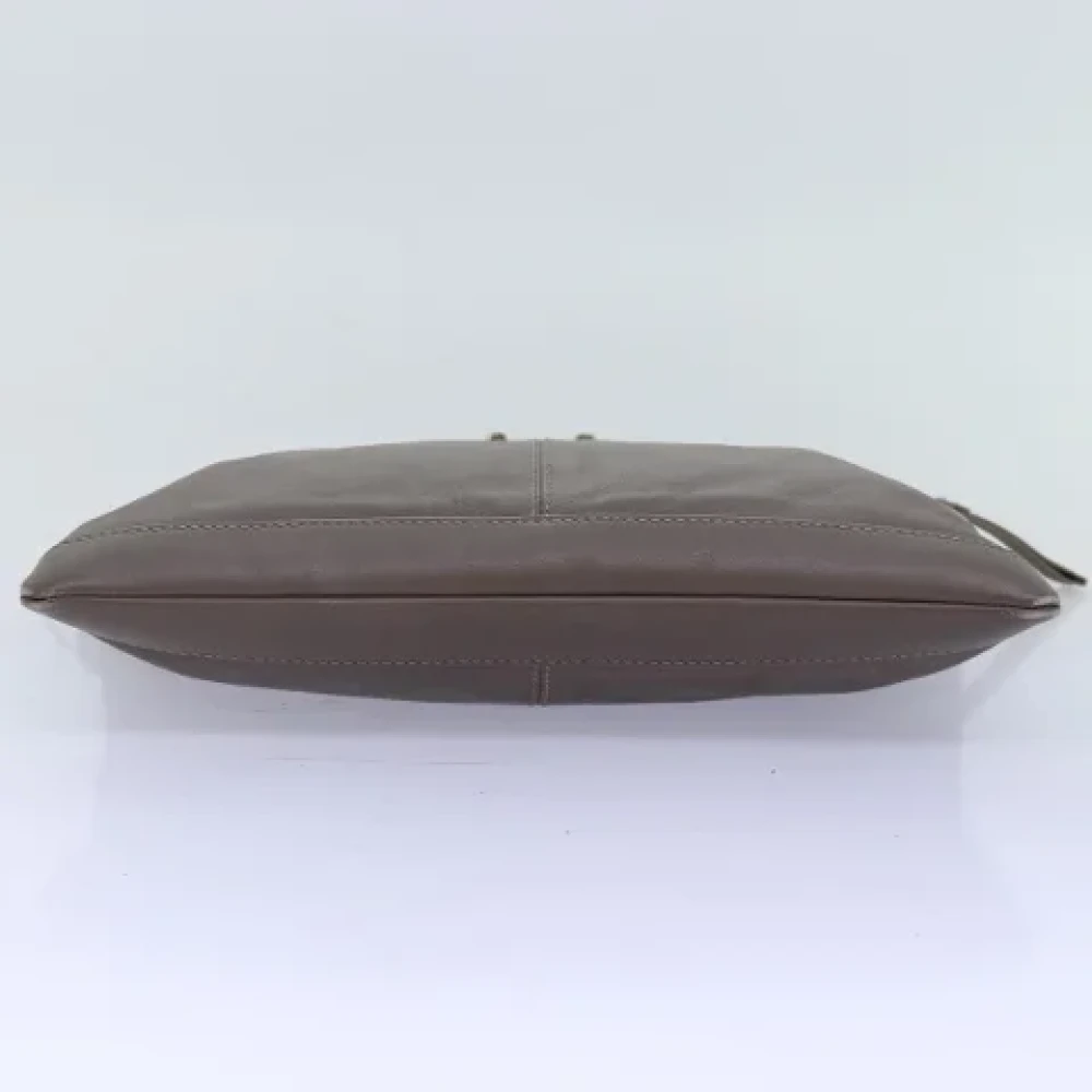 Balenciaga Vintage Pre-owned Leather clutches Brown Dames