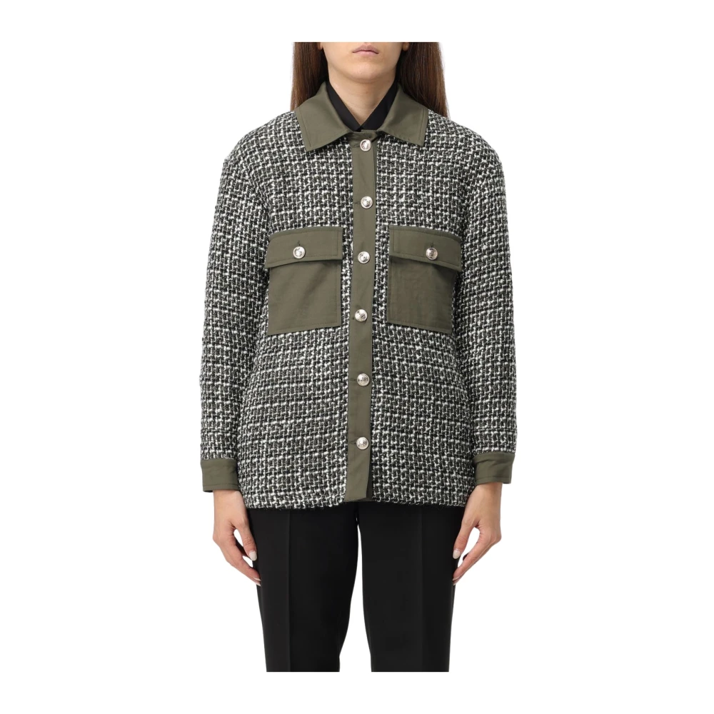 Liu Jo Bouclé Jas Green Dames
