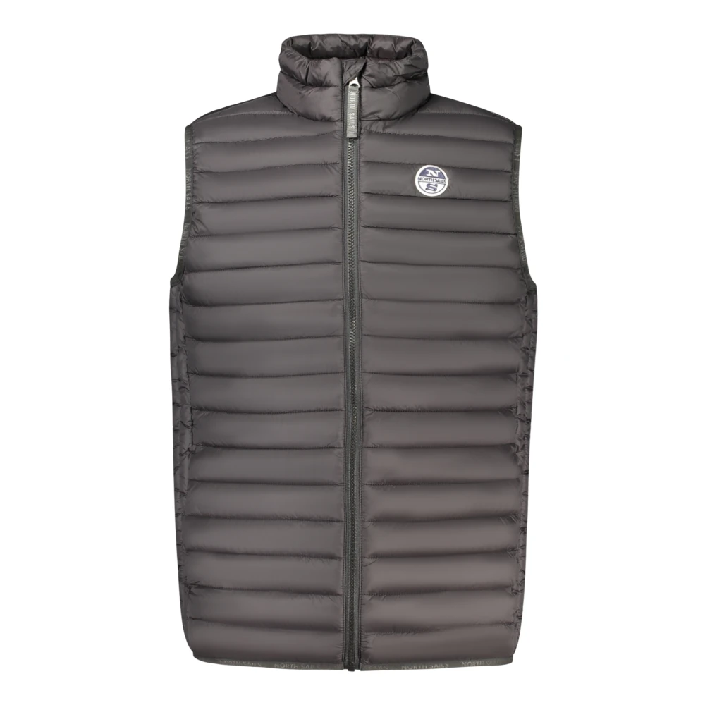 North Sails Men's Black Waistcoats, 2XL, Sleeveless Vest