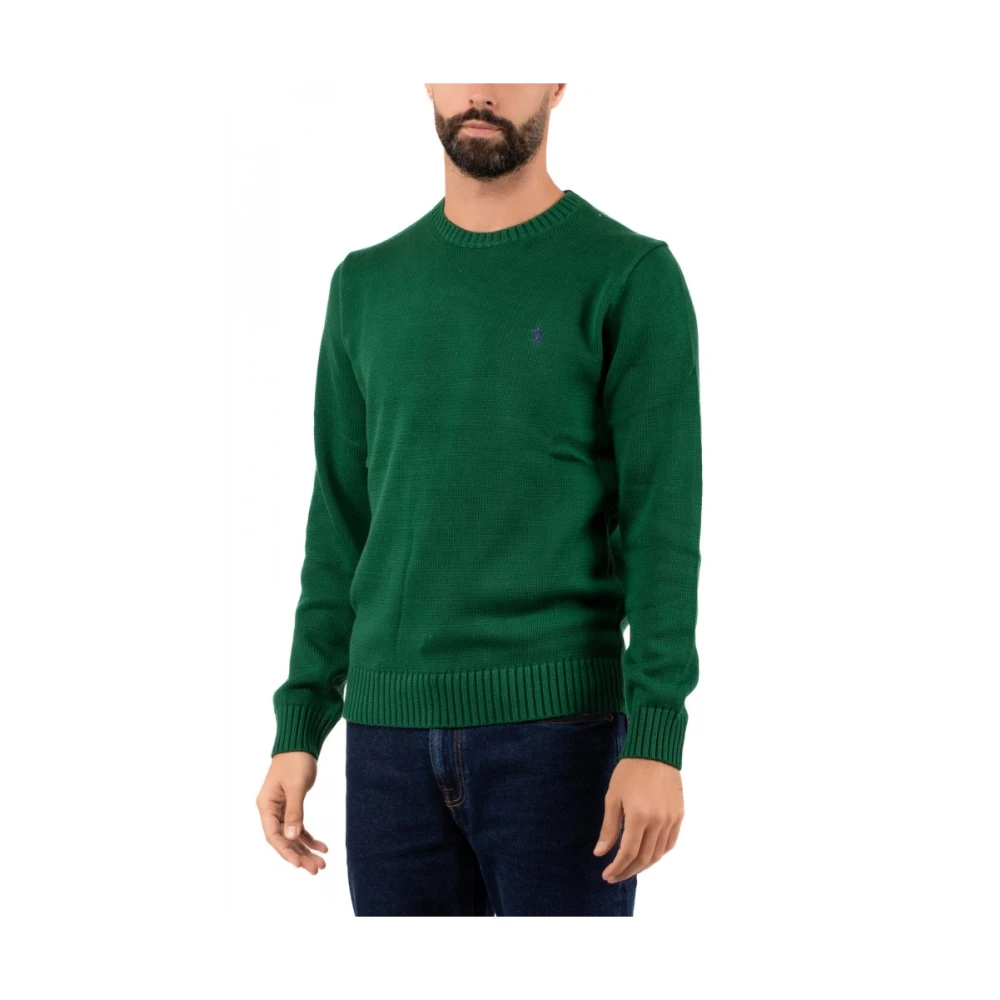 Ralph Lauren Rondgebreide trui Green Heren