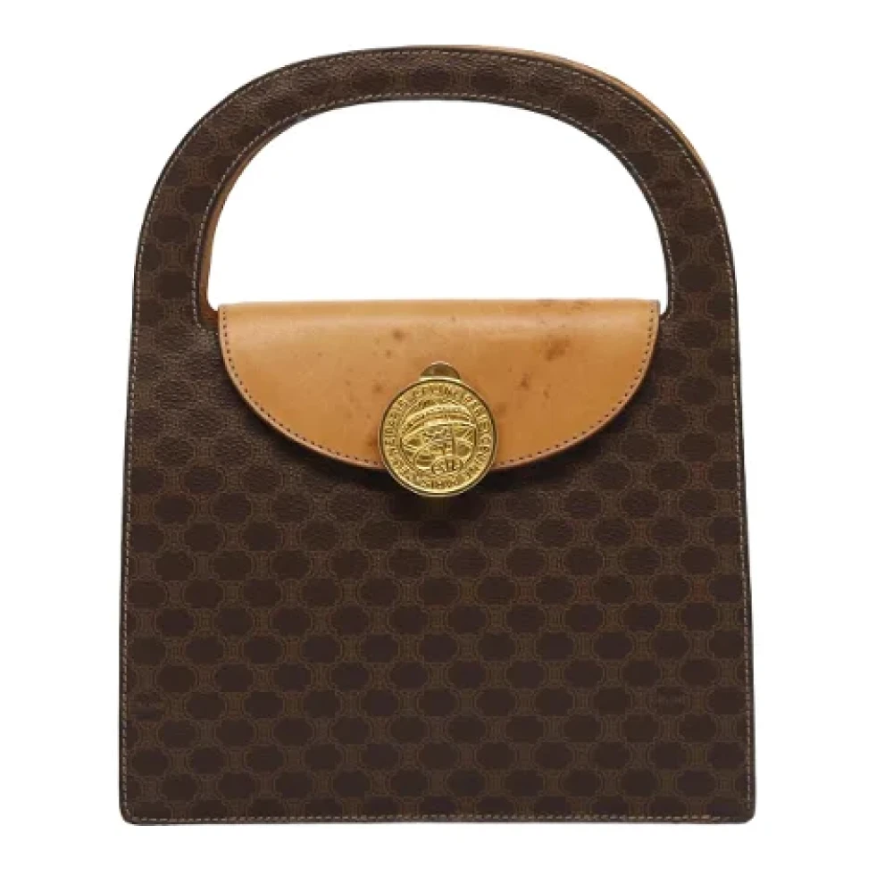 Celine Vintage Pre-owned Canvas celine-bags Brown Dames