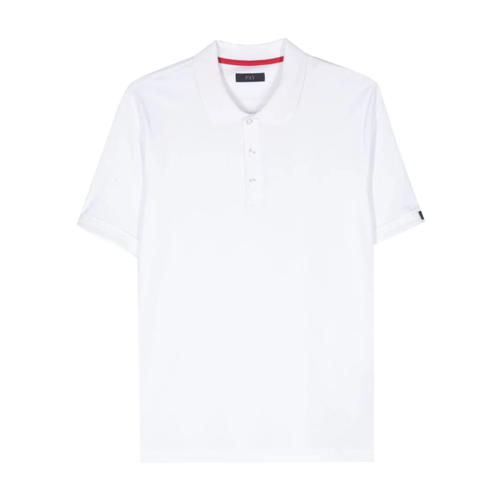 Fay - Tops > Polo Shirts - White - Fay - Modalova