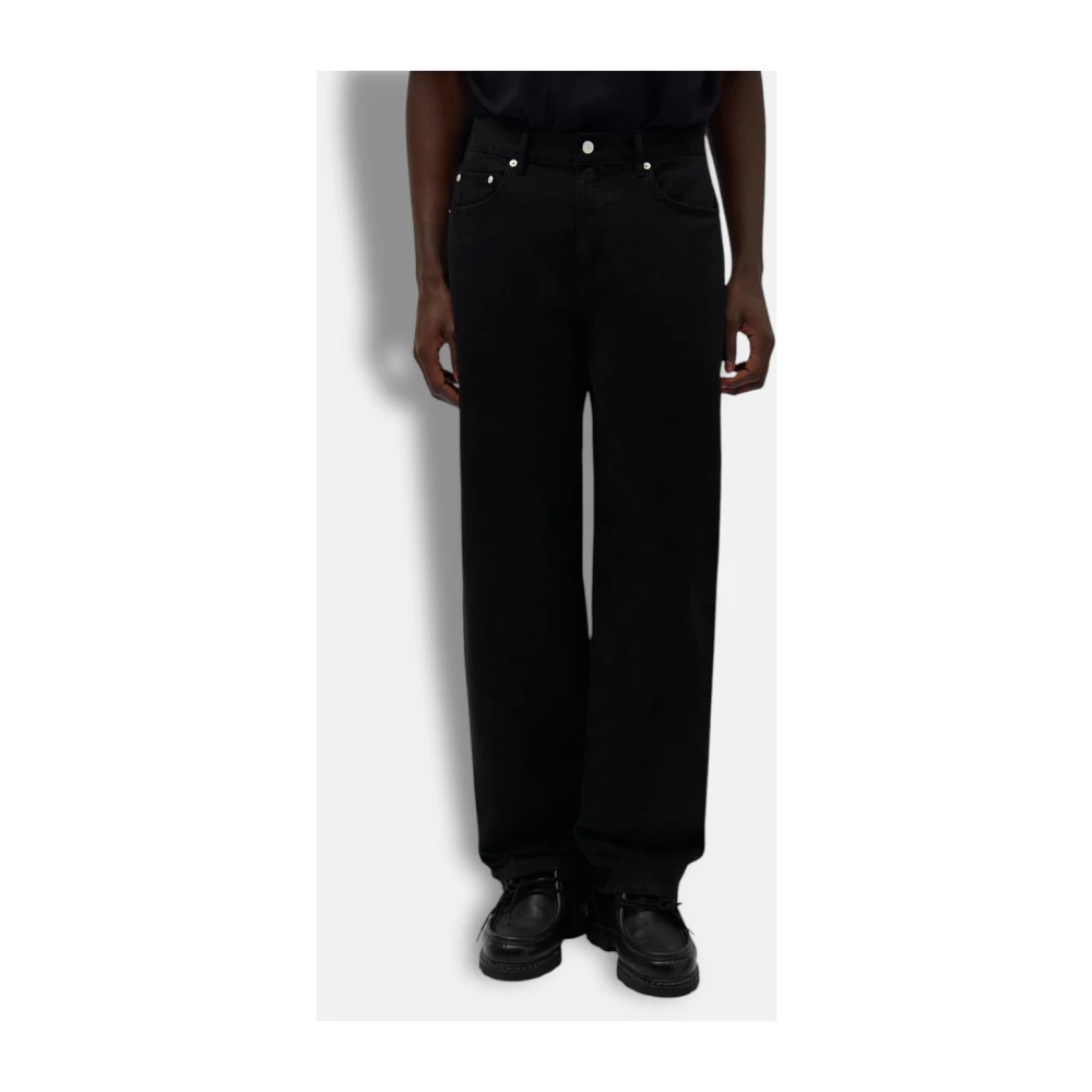 Arte Antwerp Geborduurde Casual Broek Lente Zomer 2025 Collectie Black Heren