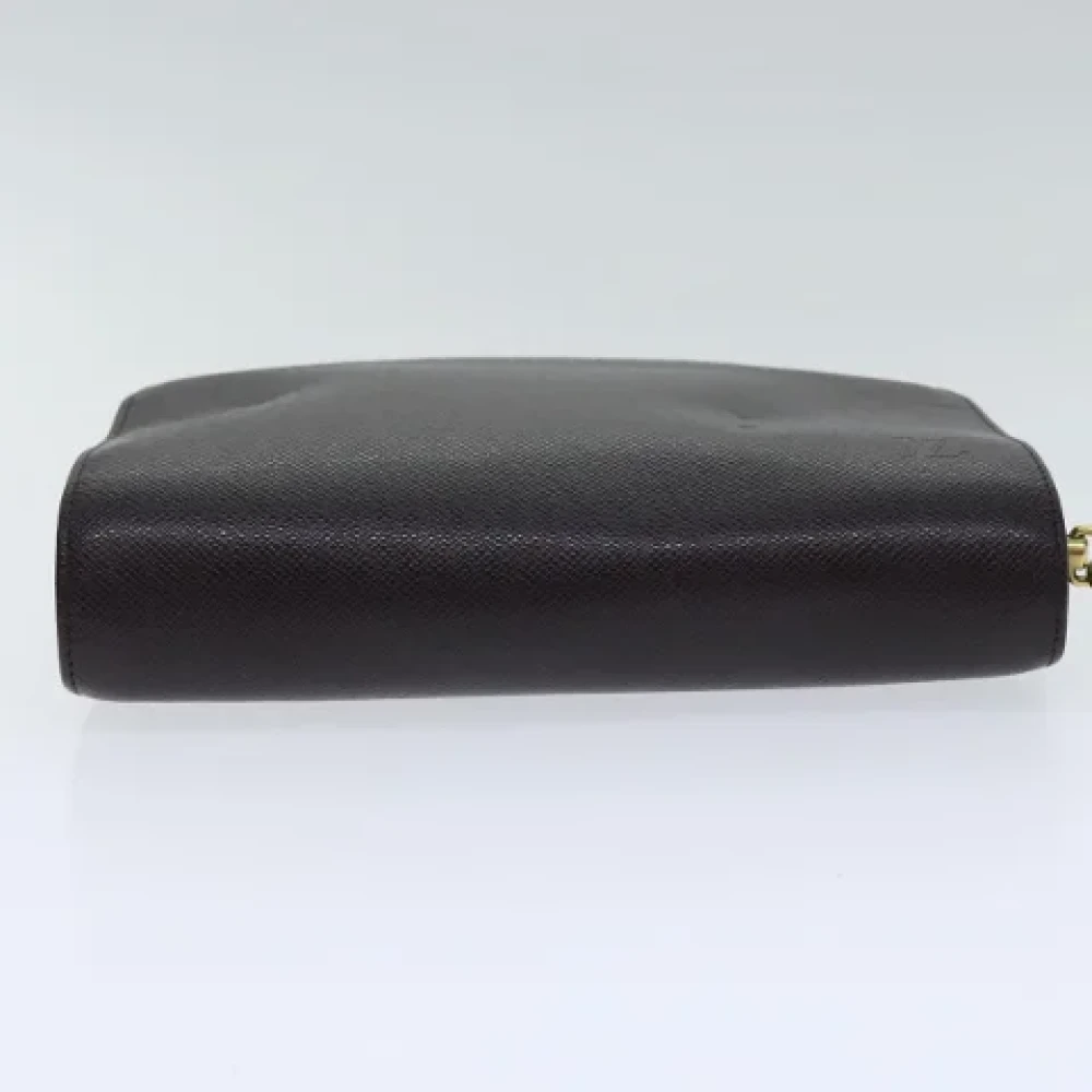 Louis Vuitton Vintage Pre-owned Leather clutches Brown Dames