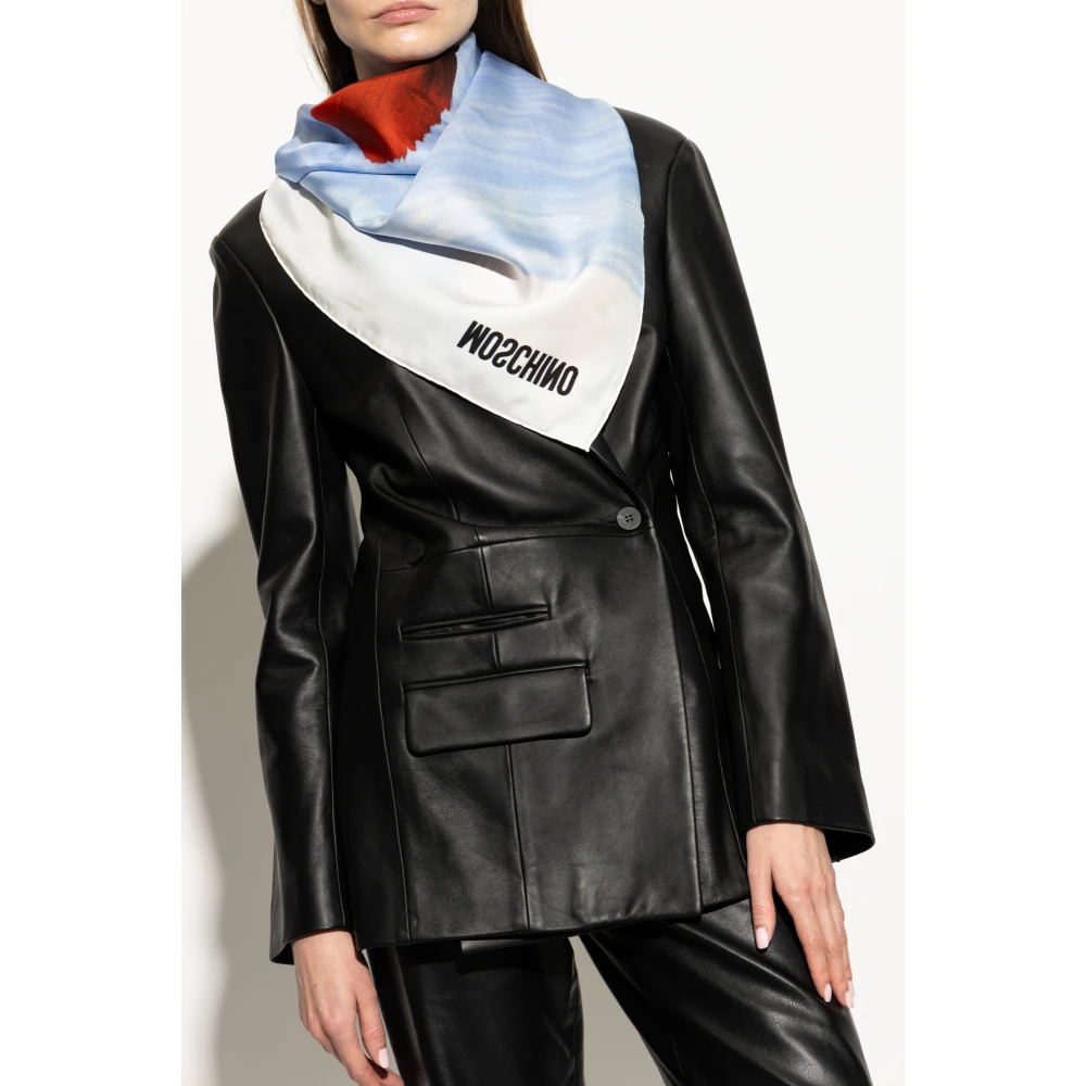 Moschino Zijden sjaal Multicolor Unisex
