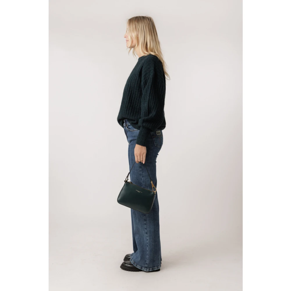 Lois Gewassen Wijde Pijp Jeans Blue Dames